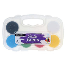 Icon Poster Paint Set 6x22ml - ABC School Supplies