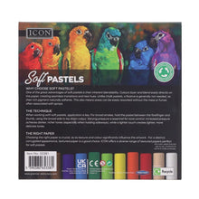Icon Soft Pastels - Coloured Box of 12 - ABC School Supplies