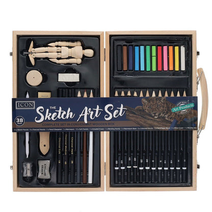 Icon The Sketch Art Set 43pcs - ABC School Supplies