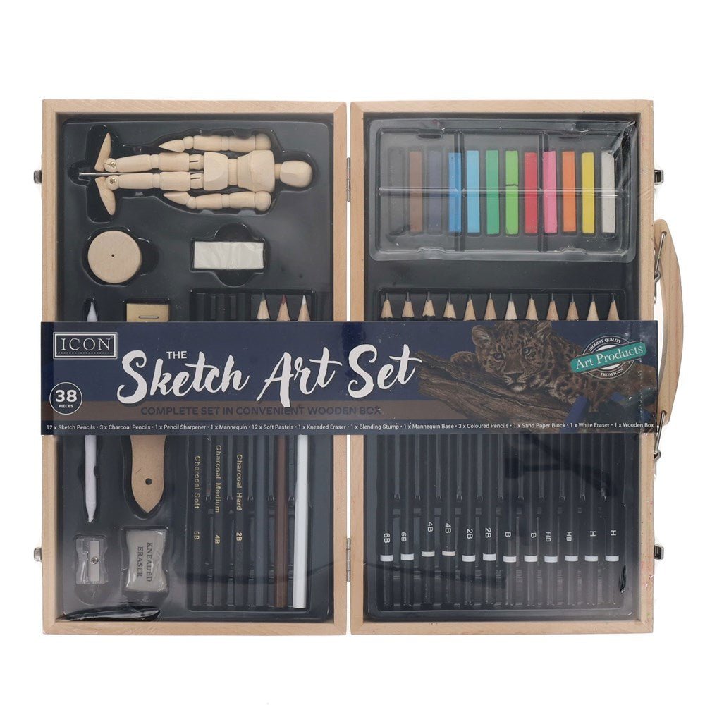 Icon The Sketch Art Set 43pcs - ABC School Supplies