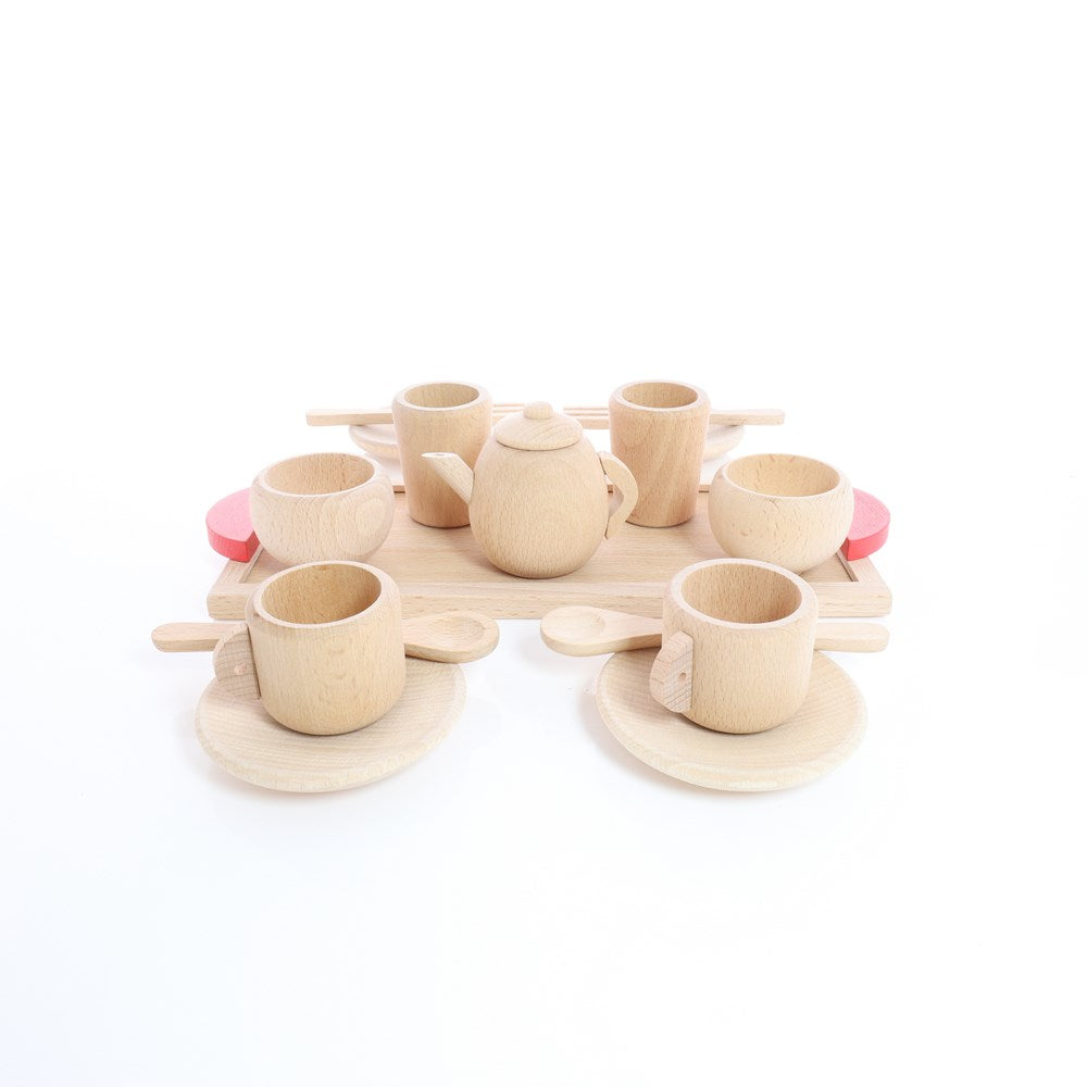 Wooden Tea Set