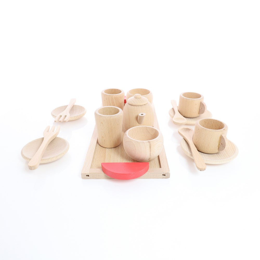 Wooden Tea Set