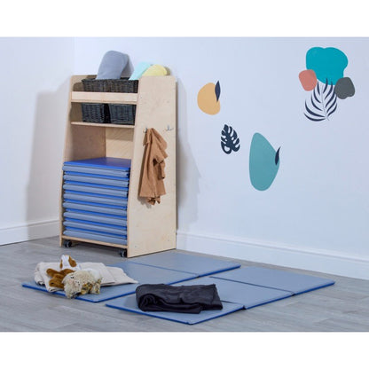 Cosy Mobile Sleep Mats Storage With Mats