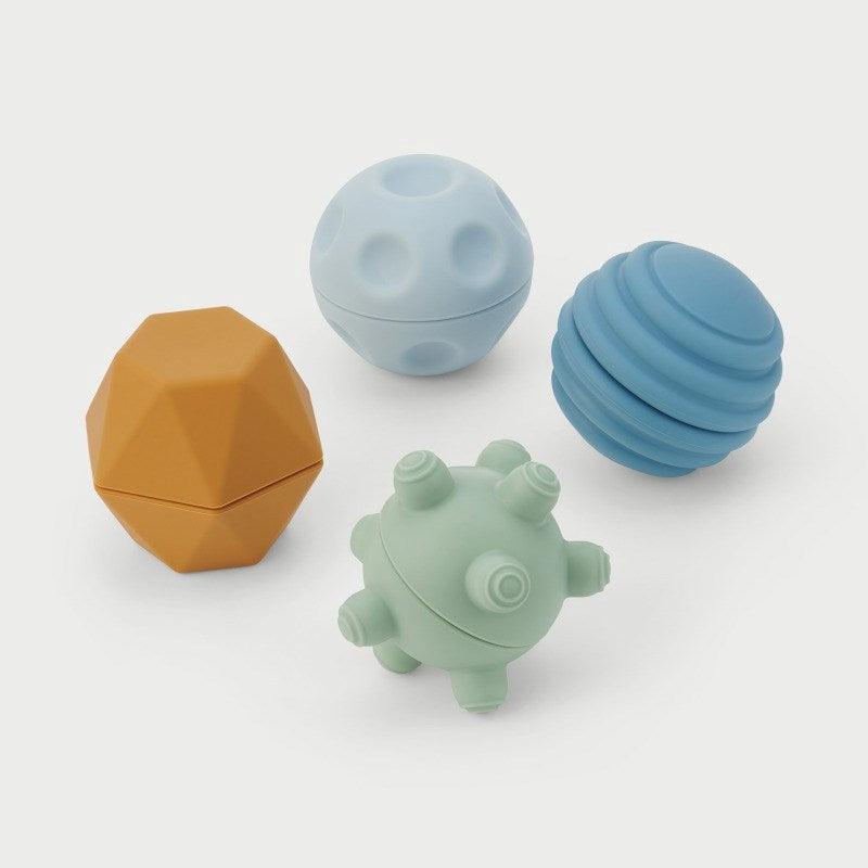 SiliSoft Sensory Balls (Neutral) - 4 Pack