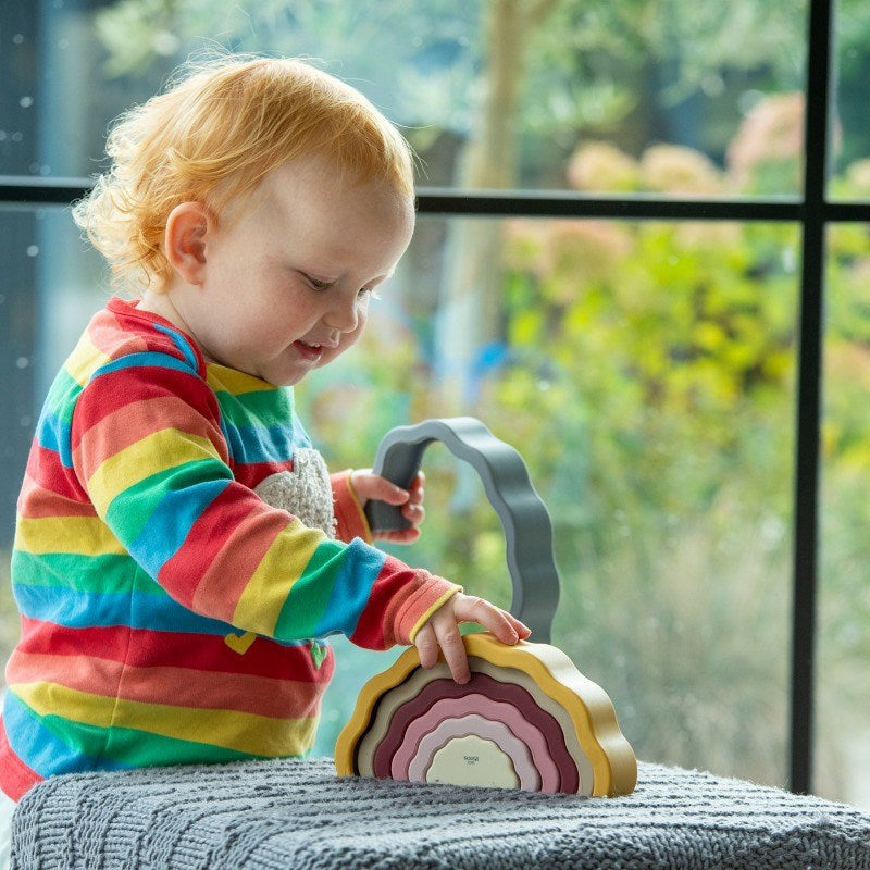 SiliSoft Wobble Rainbow (Earth) - 7 Pack