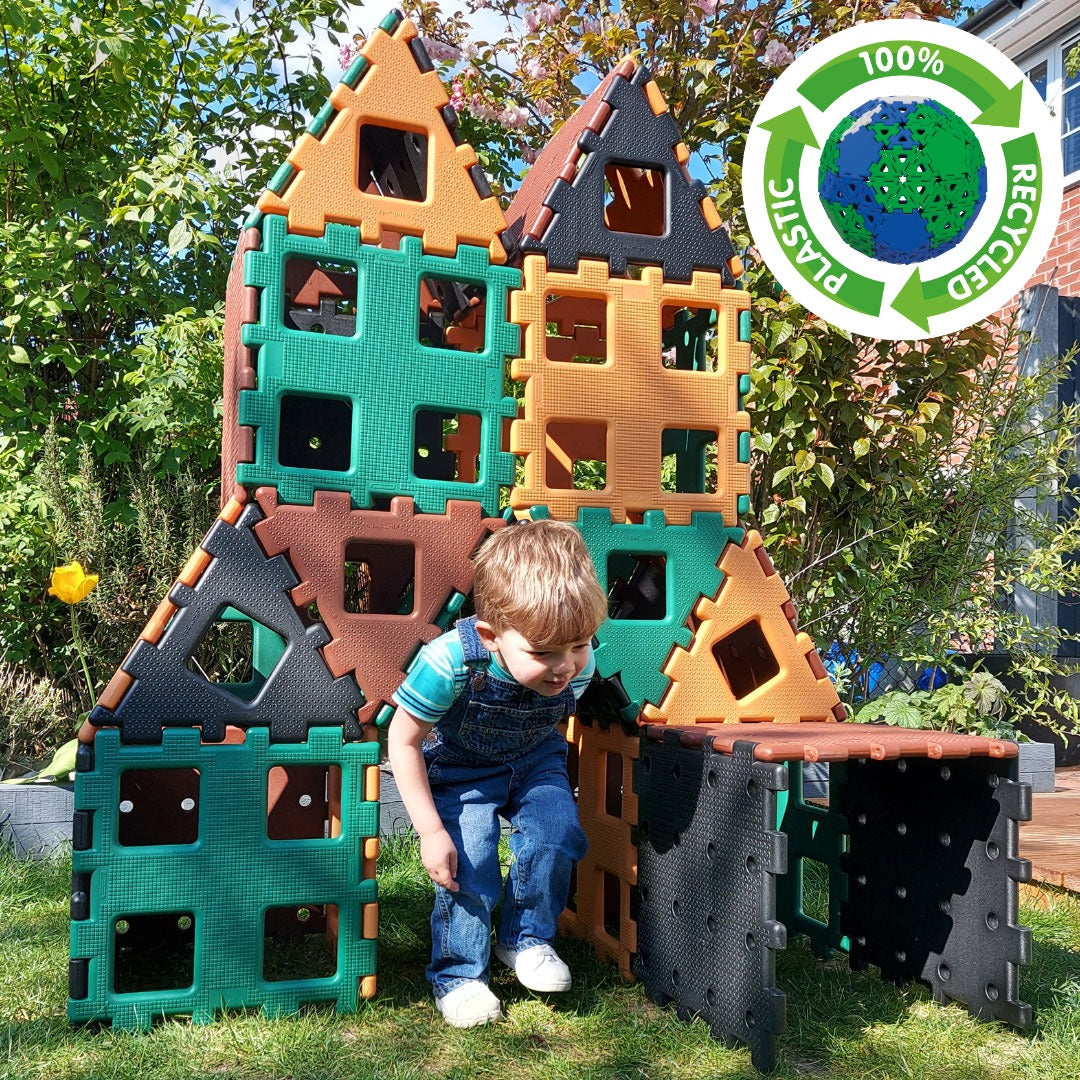 Xl Polydron Natural - Set 3