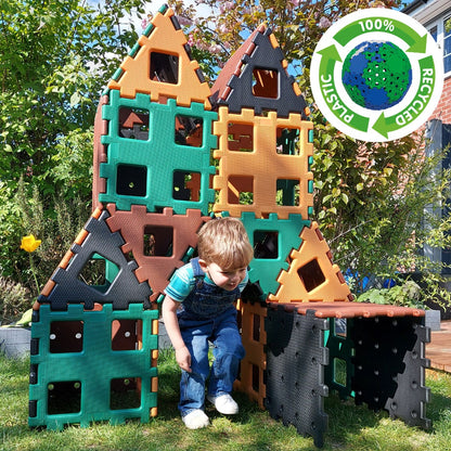 Xl Polydron Natural - Set 3