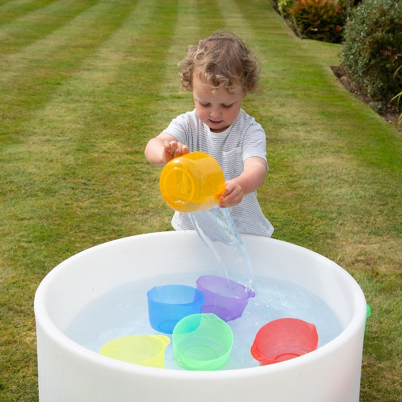 Translucent Colour Pouring Bowls - 6 Pack
