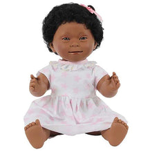 **Girl Doll With Downs Syndrome With Dark Skin