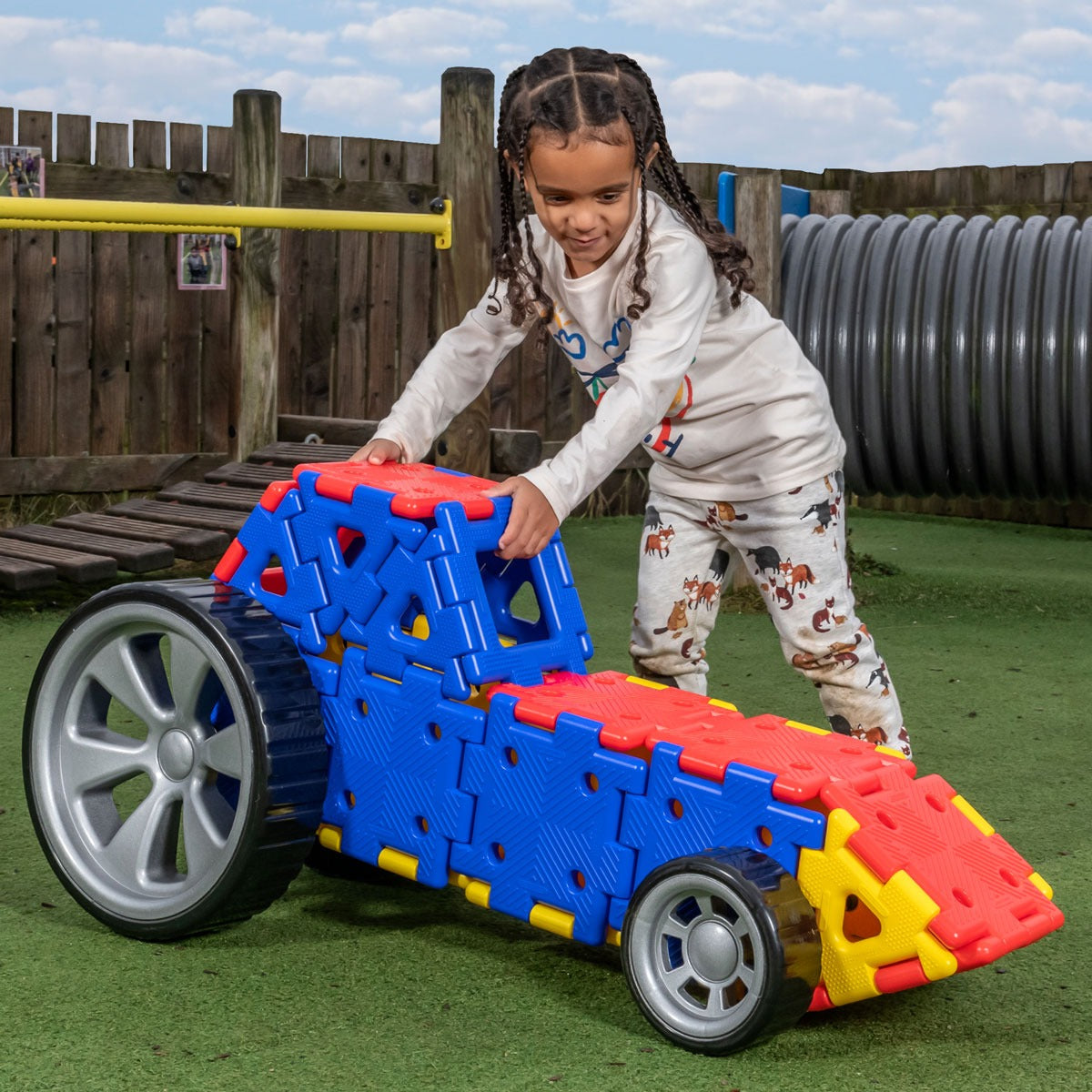 Giant Polydron Vehicle Builder Set