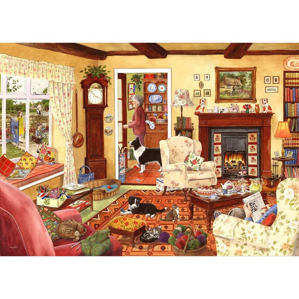 In Time For Tea - BIG 500 Piece Jigsaw Puzzle - ABC School Supplies