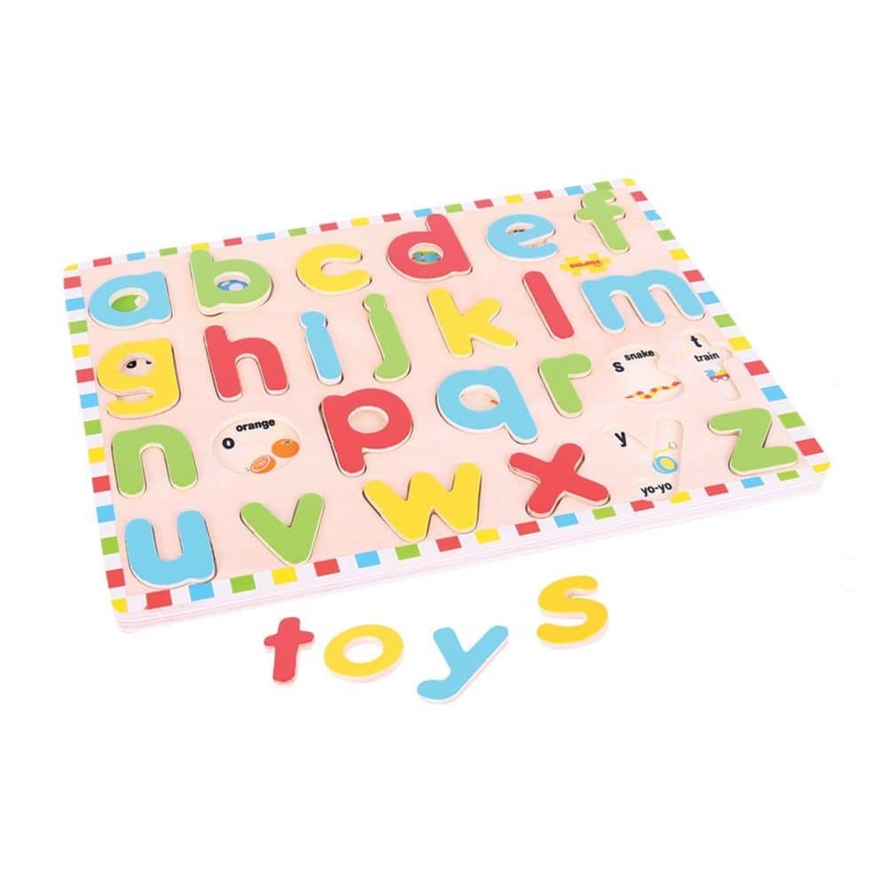 Inset Puzzle Lowercase Alphabet - ABC School Supplies