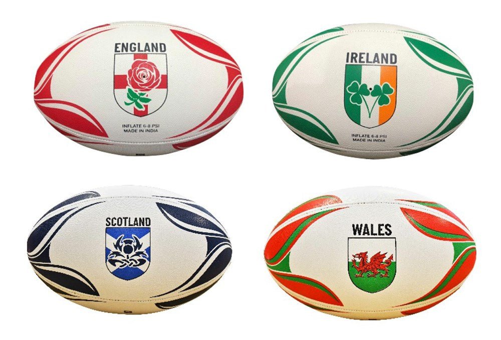 International Country Themed Rugby Balls - ABC School Supplies