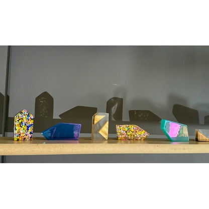 Iridescent Resin Loose Parts 16Pk - ABC School Supplies