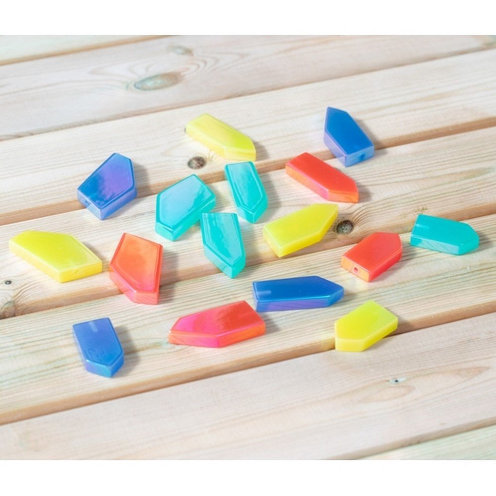 Iridescent Resin Loose Parts 16Pk - ABC School Supplies