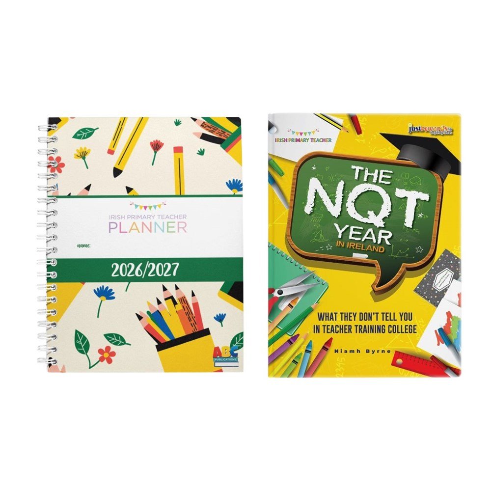 Irish Primary Teacher Bundle - NQT & Planner (School Days) 2026/27 - ABC School Supplies