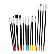 Jakar Watercolour & Oil Paint Brush Set Assorted Pack of 15 - ABC School Supplies