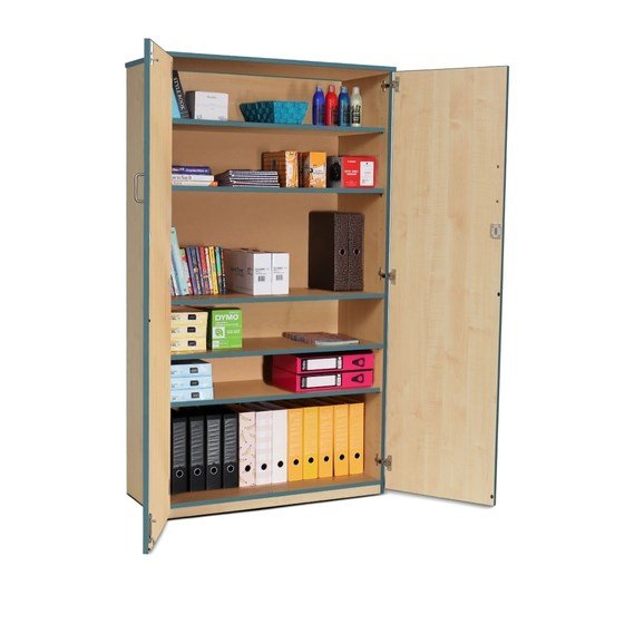 Jewel Stock Cupboard - With 1 Fixed And 4 Adjust Shelves 1818Mm - ABC School Supplies
