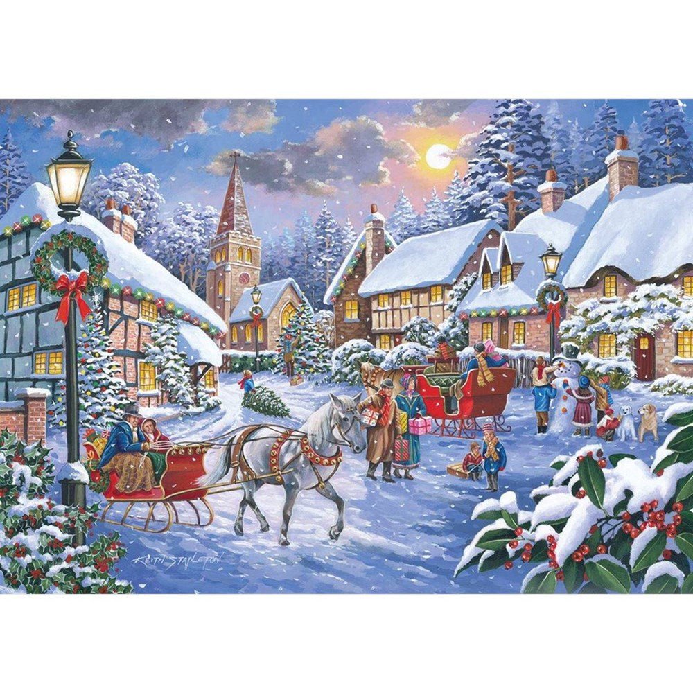 Jingle Bells - 1000 Piece Jigsaw Puzzle - ABC School Supplies