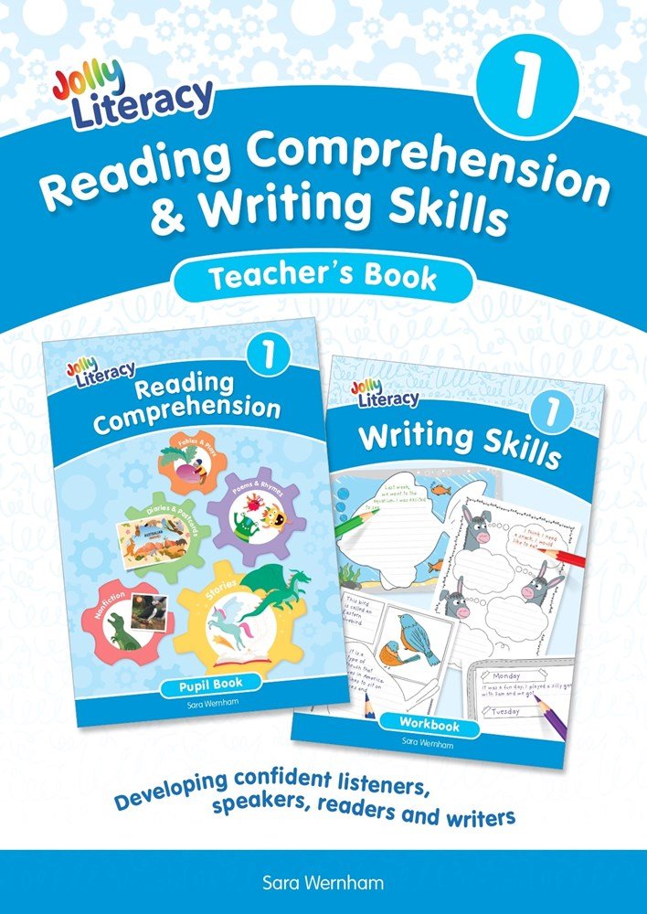 Jolly Literacy: Comprehension & Creative Writing, Teacher's Book 1 (Precursive Letters) - ABC School Supplies