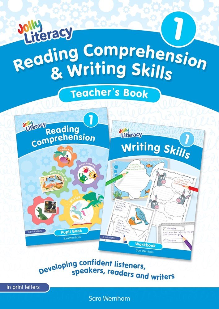Jolly Literacy: Comprehension & Creative Writing, Teacher's Book 1 (Print Letters) - ABC School Supplies