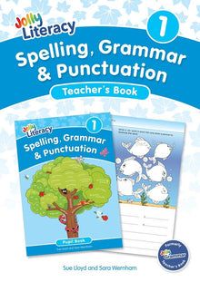 Jolly Literacy: Spelling, Grammar and Punctuation, Teacher's Book 1 (Precursive Letters) - ABC School Supplies