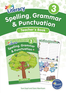 Jolly Literacy: Spelling, Grammar and Punctuation, Teacher's Book 3 (Precursive letters) - ABC School Supplies