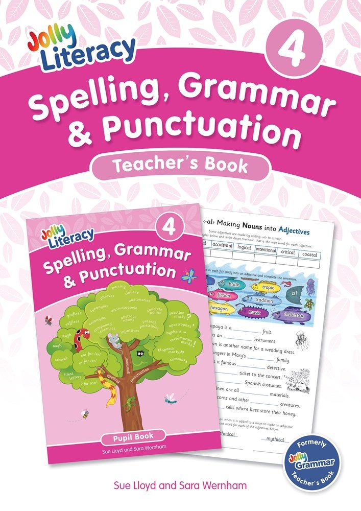 Jolly Literacy: Spelling, Grammar and Punctuation, Teacher's Book 4 (Precursive letters) - ABC School Supplies