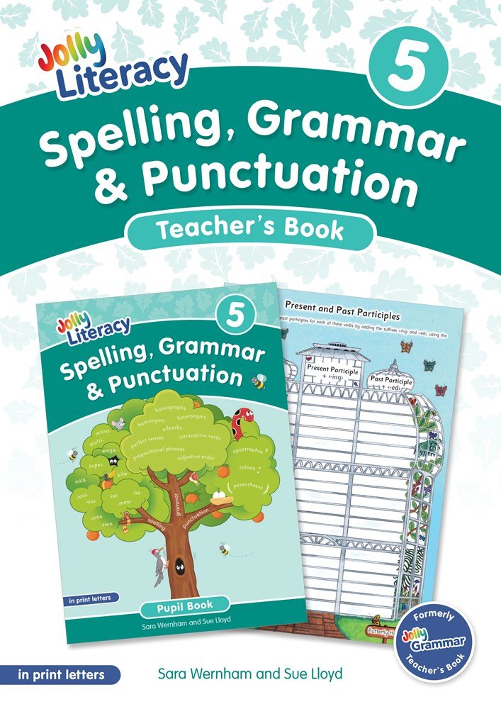 Jolly Literacy: Spelling, Grammar and Punctuation, Teacher's Book 5 (Print Letters) - ABC School Supplies