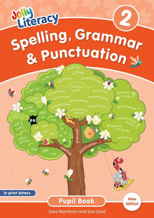 Jolly Literacy - Spelling, Grammar & Punctuation Pupil Book 2 - In Print Letters- New Edition - ABC School Supplies