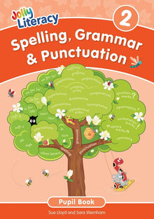 Jolly Literacy: Spelling, Grammar & Punctuation Pupil Book 2 (Precursive letters) - ABC School Supplies