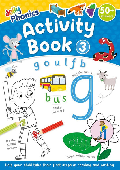 Jolly Phonics Acitivty Book 3 - ABC School Supplies