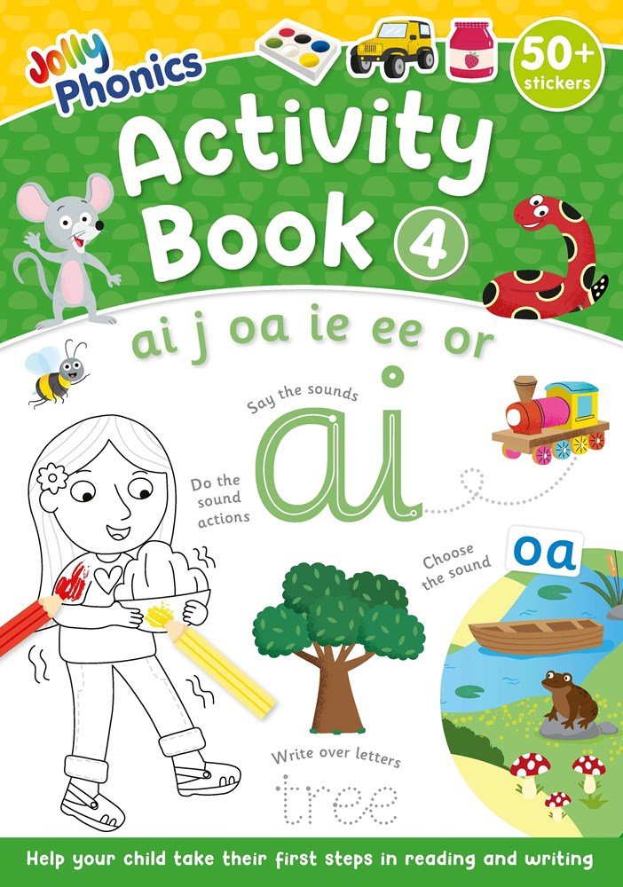 Jolly Phonics Activity Book 4 - ABC School Supplies