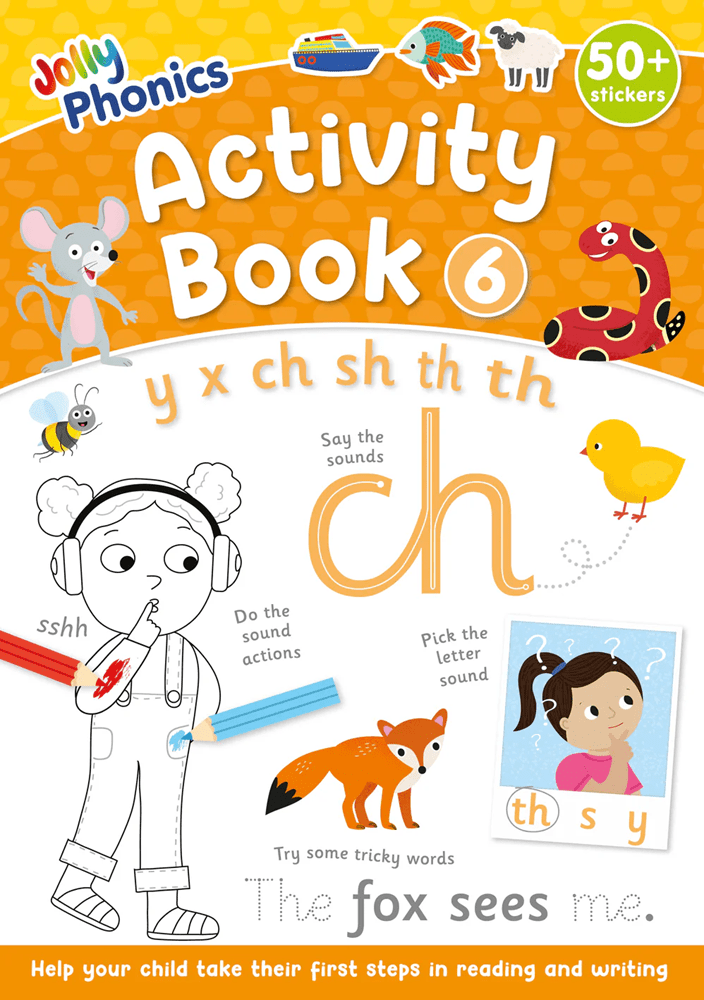 Jolly Phonics Activity Book 6 - ABC School Supplies