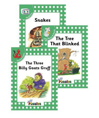 Jolly Phonics Decodable Readers Complete Set Level 3 (Green Level) (18 Titles) - ABC School Supplies