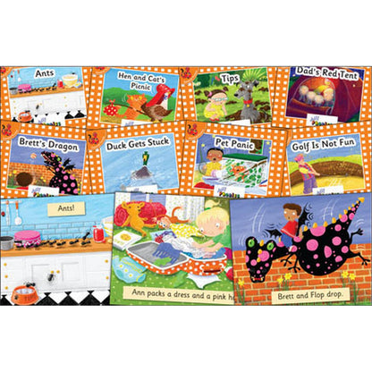 Jolly Phonics Decodable Readers Level 0 (Orange Level) Complete Set (Pack Of 21) - ABC School Supplies