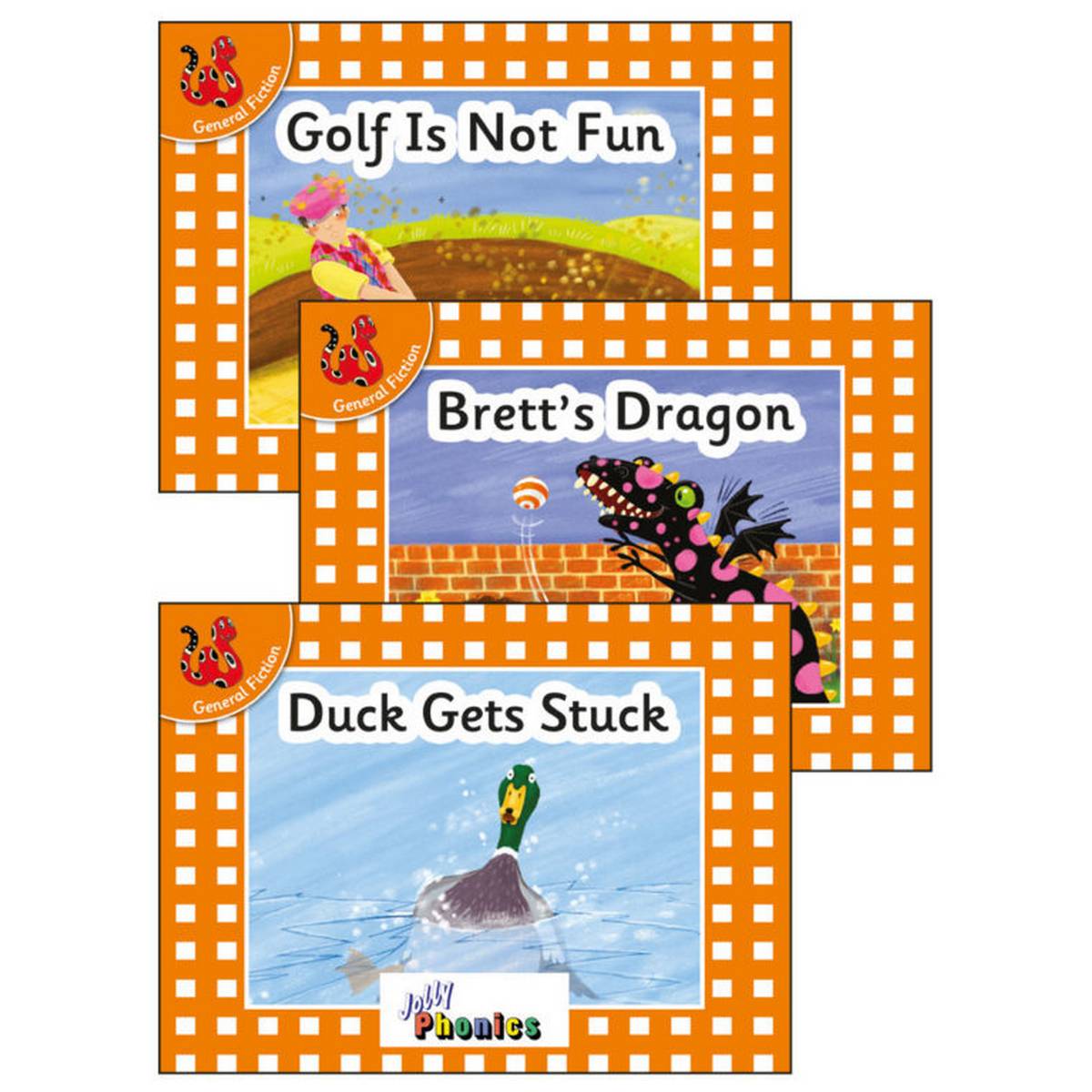 Jolly Phonics Decodable Readers Level 0 (Orange Level) Set 3 (Pack Of 3) - ABC School Supplies