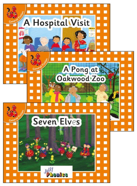 Jolly Phonics Decodable Readers Level 0 (Orange Level) Set 5 (Pack Of 3) - ABC School Supplies