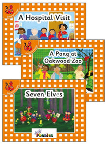 Jolly Phonics Decodable Readers Level 0 (Orange Level) Set 5 (Pack Of 3) - ABC School Supplies
