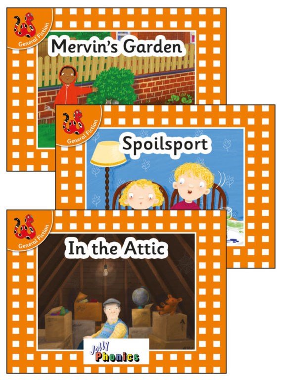 Jolly Phonics Decodable Readers Level 0 (Orange Level) Set 7 (Pack Of 3) - ABC School Supplies