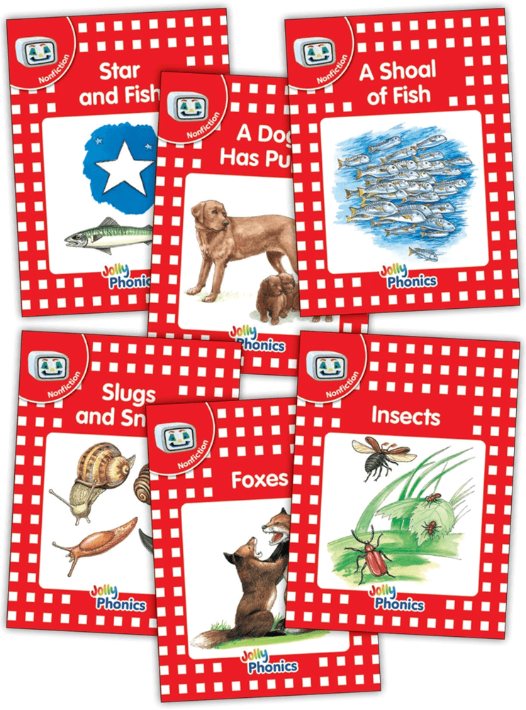 Jolly Phonics Decodable Readers Level 1 (Red Level) Nonfiction - ABC School Supplies