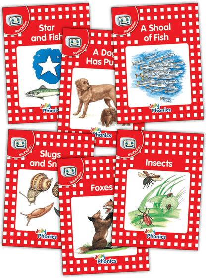 Jolly Phonics Decodable Readers Level 1 (Red Level) Nonfiction - ABC School Supplies