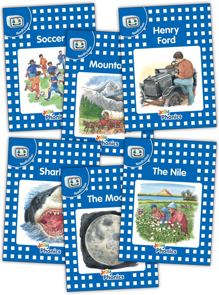 Jolly Phonics Decodable Readers Level 4 (Blue Level) Non-Fiction - ABC School Supplies