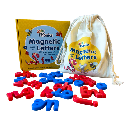 Jolly Phonics Magnetic Letters (Bag of 106) - NEW ED - ABC School Supplies