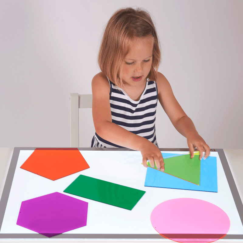Jumbo Colour Mixing Shapes Pack of 6 - ABC School Supplies