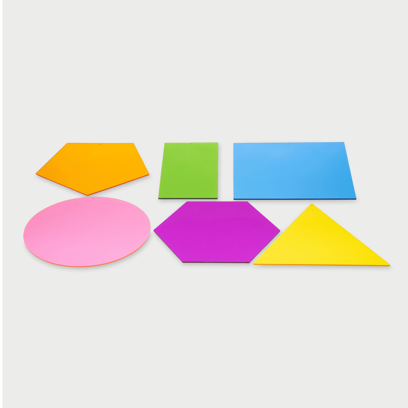 Jumbo Colour Mixing Shapes Pack of 6 - ABC School Supplies