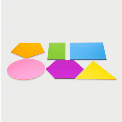 Jumbo Colour Mixing Shapes Pack of 6 - ABC School Supplies