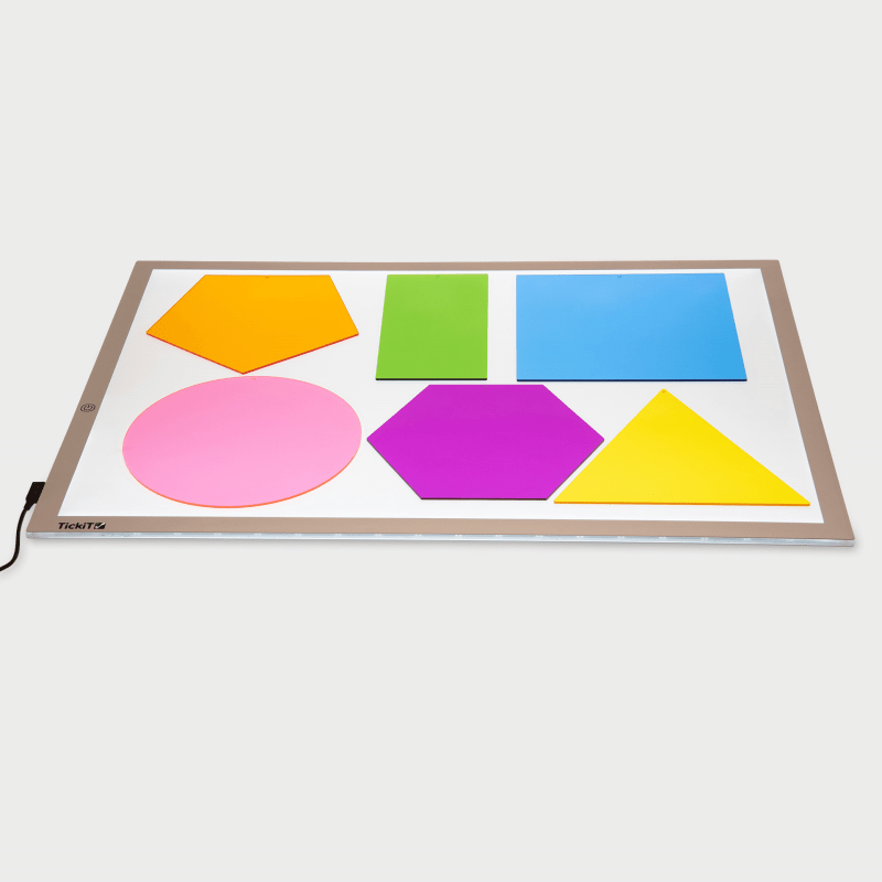 Jumbo Colour Mixing Shapes Pack of 6 - ABC School Supplies