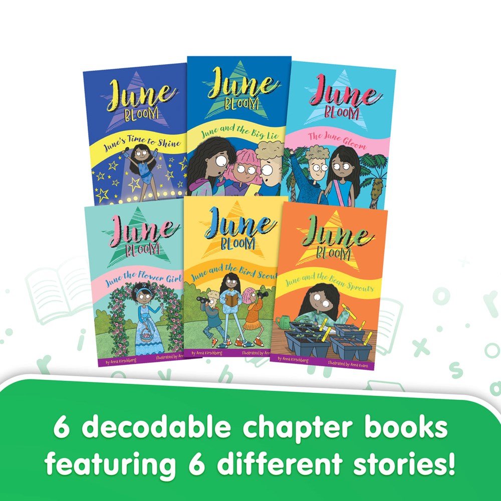 June Bloom - Decodable Chapter Books - Box Set - Vowel Sounds (Phase 5) - ABC School Supplies