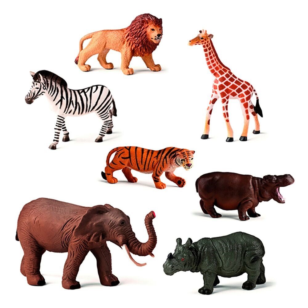 Jungle Animals (7 Figures) - ABC School Supplies